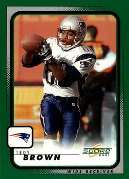 2001 Score #122 Troy Brown Front