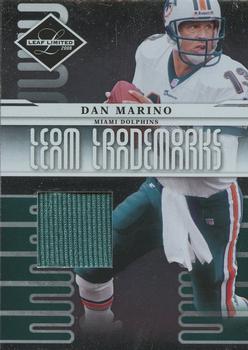2008 Leaf Limited - Team Trademarks Materials #T-2 Dan Marino Front