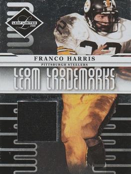 2008 Leaf Limited - Team Trademarks Materials #T-13 Franco Harris Front