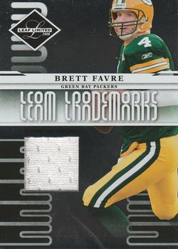 2008 Leaf Limited - Team Trademarks Materials #T-17 Brett Favre Front