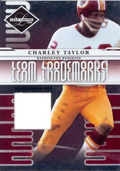 2008 Leaf Limited - Team Trademarks Materials #T-19 Charley Taylor Front