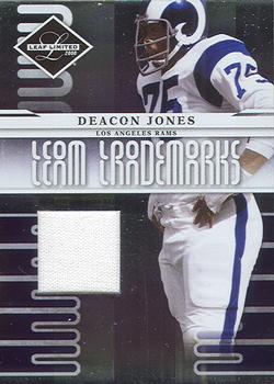 2008 Leaf Limited - Team Trademarks Materials #T-24 Deacon Jones Front