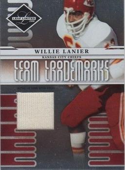 2008 Leaf Limited - Team Trademarks Materials #T-39 Willie Lanier Front