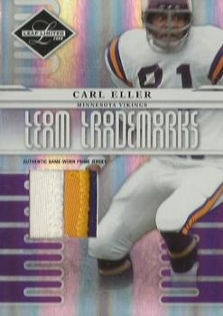2008 Leaf Limited - Team Trademarks Materials Prime #T-18 Carl Eller Front