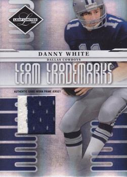 2008 Leaf Limited - Team Trademarks Materials Prime #T-23 Danny White Front