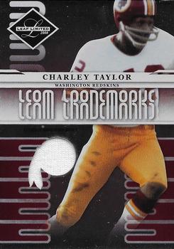 2008 Leaf Limited - Team Trademarks Materials Team Logo #T-19 Charley Taylor Front