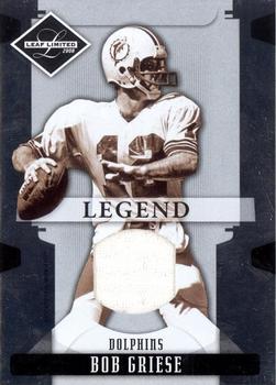 2008 Leaf Limited - Threads #109 Bob Griese Front