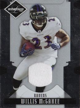 2008 Leaf Limited - Threads #10 Willis McGahee Front