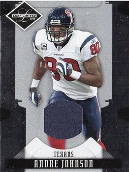 2008 Leaf Limited - Threads #41 Andre Johnson Front