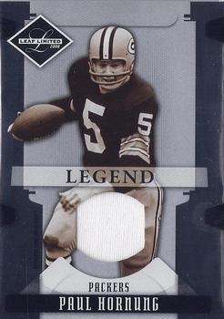 2008 Leaf Limited - Threads #168 Paul Hornung Front
