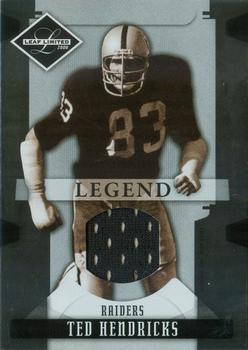 2008 Leaf Limited - Threads #184 Ted Hendricks Front