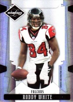 2008 Leaf Limited - Threads Prime Jersey Number #6 Roddy White Front