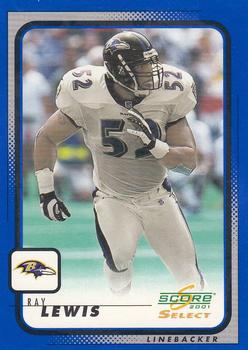 2001 Score Select #15 Ray Lewis Front