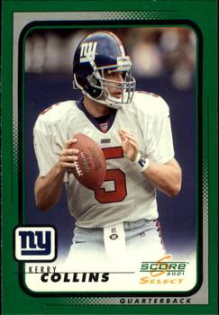 2001 Score Select #137 Kerry Collins Front