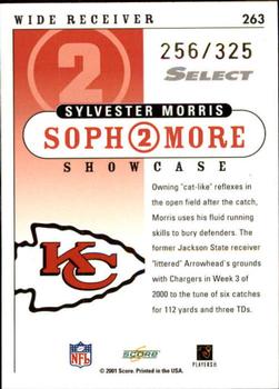 2001 Score Select #263 Sylvester Morris Back