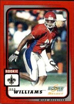 2001 Score Select #300 Boo Williams Front