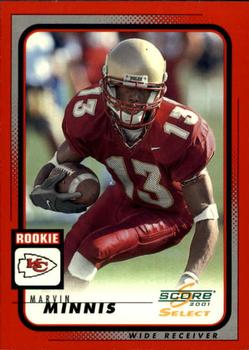 2001 Score Select #313 Marvin Minnis Front