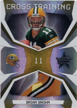 2008 Leaf Rookies & Stars - Cross Training Gold #CT-2 Brian Brohm Front