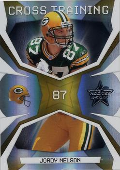 2008 Leaf Rookies & Stars - Cross Training Gold #CT-24 Jordy Nelson Front