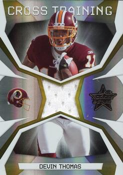 2008 Leaf Rookies & Stars - Cross Training Materials #CT-7 Devin Thomas Front