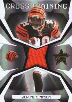 2008 Leaf Rookies & Stars - Cross Training Materials Prime #CT-20 Jerome Simpson Front