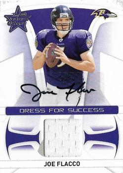 2008 Leaf Rookies & Stars - Dress for Success Jersey Autographs #DS-5 Joe Flacco Front
