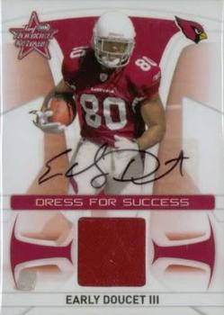 2008 Leaf Rookies & Stars - Dress for Success Jersey Autographs #DS-30 Early Doucet Front