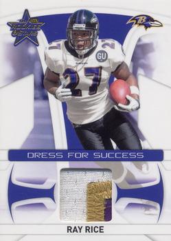 2008 Leaf Rookies & Stars - Dress for Success Jerseys Prime #DS-17 Ray Rice Front