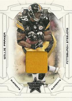 2008 Leaf Rookies & Stars - Elements Materials #112 Willie Parker Front