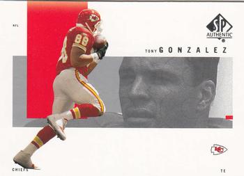 2001 SP Authentic #45 Tony Gonzalez Front