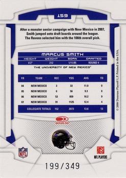 2008 Leaf Rookies & Stars - Gold Retail #159 Marcus Smith Back