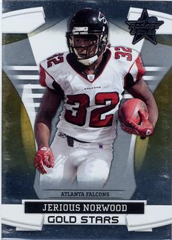 2008 Leaf Rookies & Stars - Gold Stars #GS-10 Jerious Norwood Front