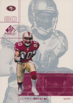 2001 SP Game Used Edition #77 Jerry Rice Front