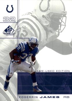2001 SP Game Used Edition #39 Edgerrin James Front