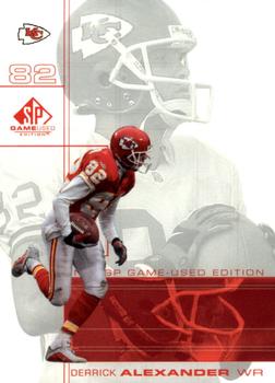 2001 SP Game Used Edition #45 Derrick Alexander Front