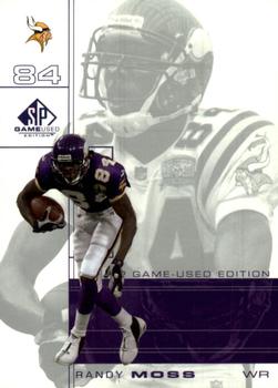 2001 SP Game Used Edition #49 Randy Moss Front