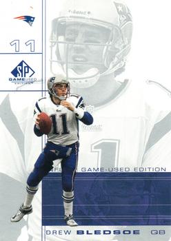 2001 SP Game Used Edition #52 Drew Bledsoe Front