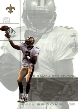 2001 SP Game Used Edition #57 Aaron Brooks Front