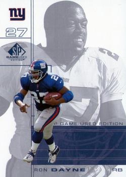2001 SP Game Used Edition #60 Ron Dayne Front