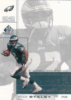 2001 SP Game Used Edition #67 Duce Staley Front