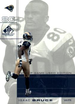 2001 SP Game Used Edition #73 Isaac Bruce Front
