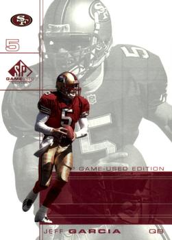2001 SP Game Used Edition #76 Jeff Garcia Front