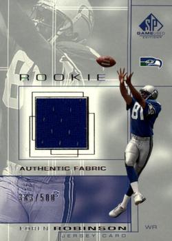 2001 SP Game Used Edition #104 Koren Robinson Front