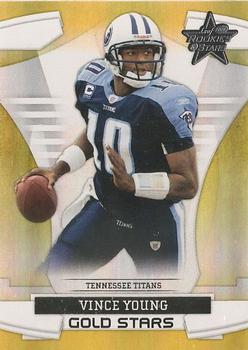 2008 Leaf Rookies & Stars - Gold Stars Holofoil #GS-2 Vince Young Front