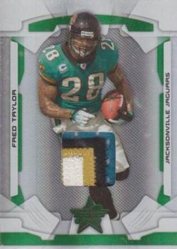 2008 Leaf Rookies & Stars - Materials Emerald Prime #45 Fred Taylor Front