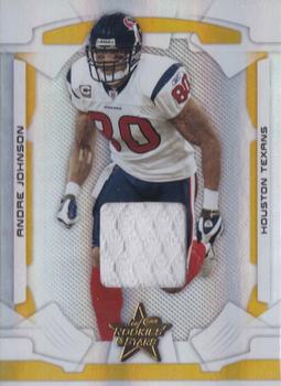 2008 Leaf Rookies & Stars - Materials Gold #38 Andre Johnson Front