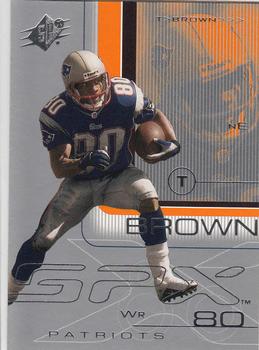 2001 SPx #53 Troy Brown Front