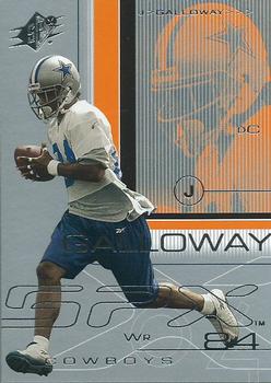 2001 SPx #26 Joey Galloway Front