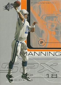 2001 SPx #37 Peyton Manning Front