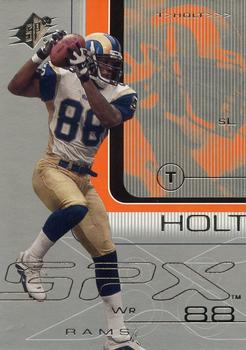 2001 SPx #74 Torry Holt Front